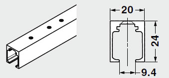 FD30-35EV-TRMP1860-SL ˑܐpヌ[(ʕtp) 1860mm Vo[