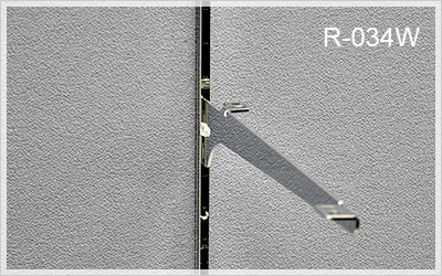 ロイヤル　木棚板専用水平ブラケット(中間受け専用)Rタイプ　R-034W
